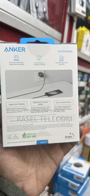 Anker 25w Compact Fast Charger (18 Months Warranty) - Brand New