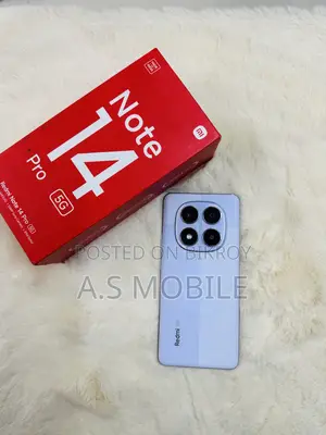 শাওমি রেডমি নোট ১৪ প্রো ৫জি ২৫৬ জিবি ব্ল্যাক