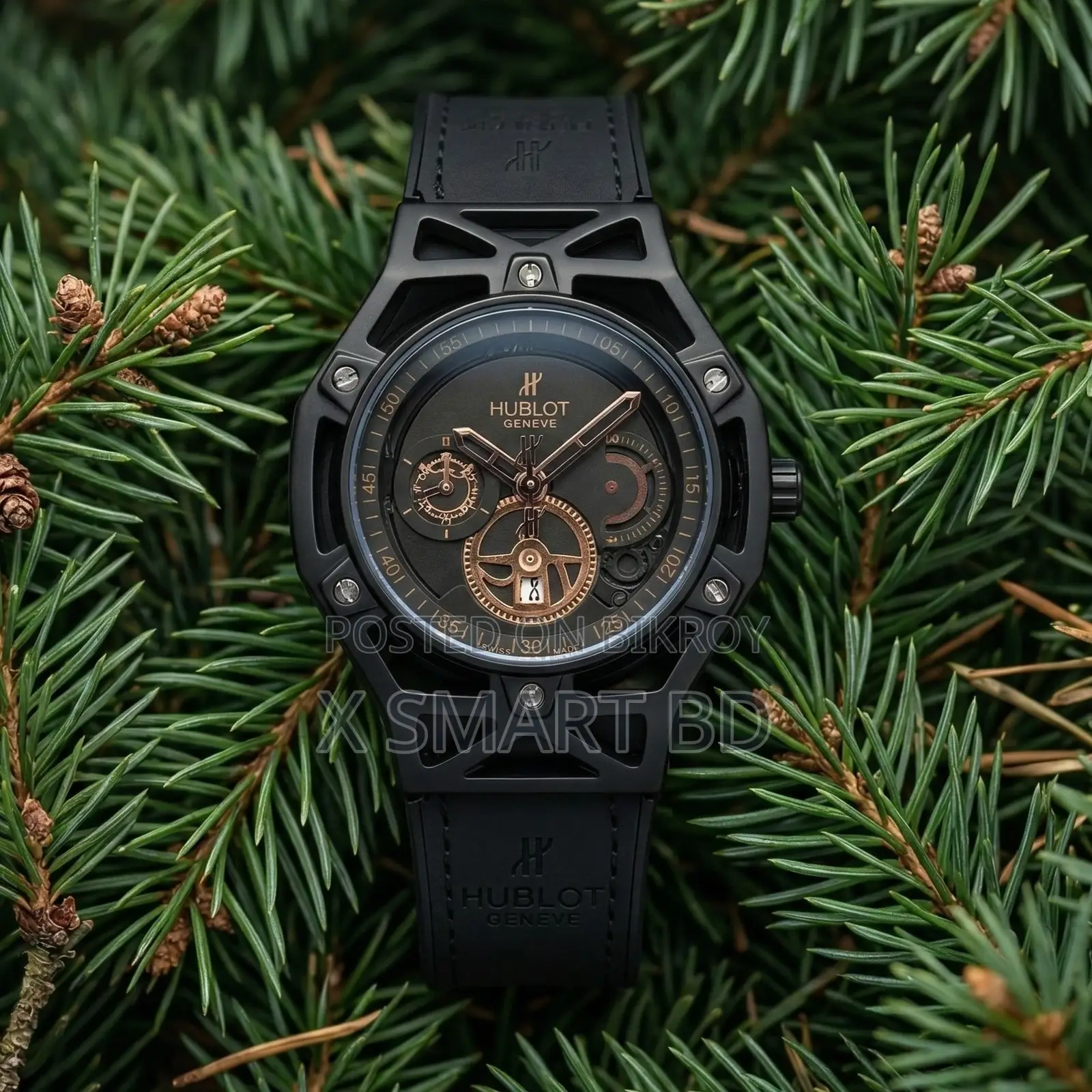 Hublot Geneve Luxury Watch (Water Resistant)