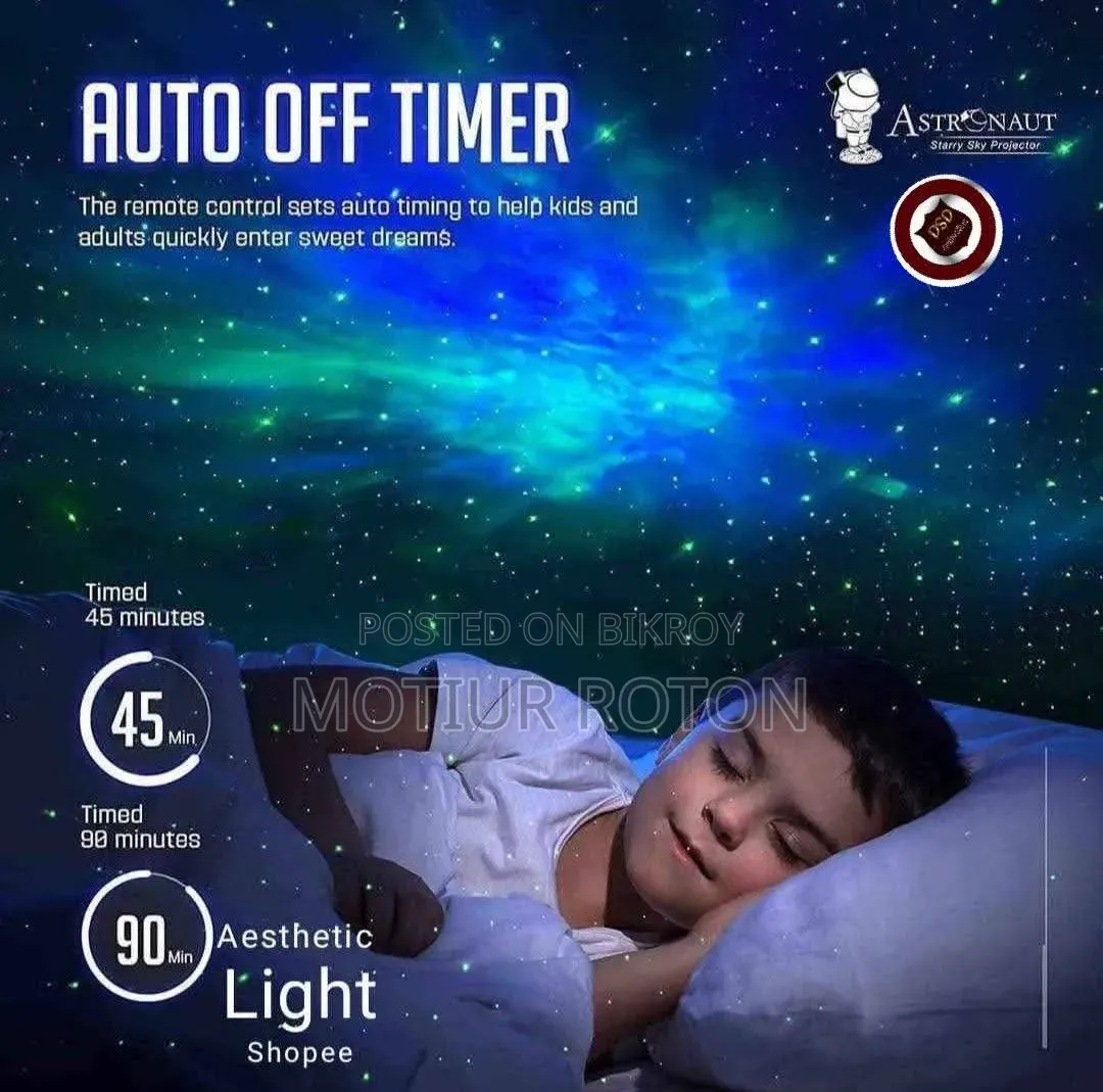 Astronaut Galaxy Nebula Projector Light With Remote Control