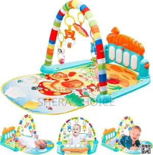 Baby Gym Play Mat Activity Center – Music, Light Kick Piano Fun!