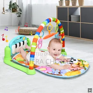 Baby Gym Play Mat Activity Center – Music, Light Kick Piano Fun!