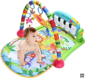 Baby Gym Play Mat Activity Center – Music, Light Kick Piano Fun!
