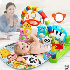 Baby Gym Play Mat Activity Center – Music, Light Kick Piano Fun!