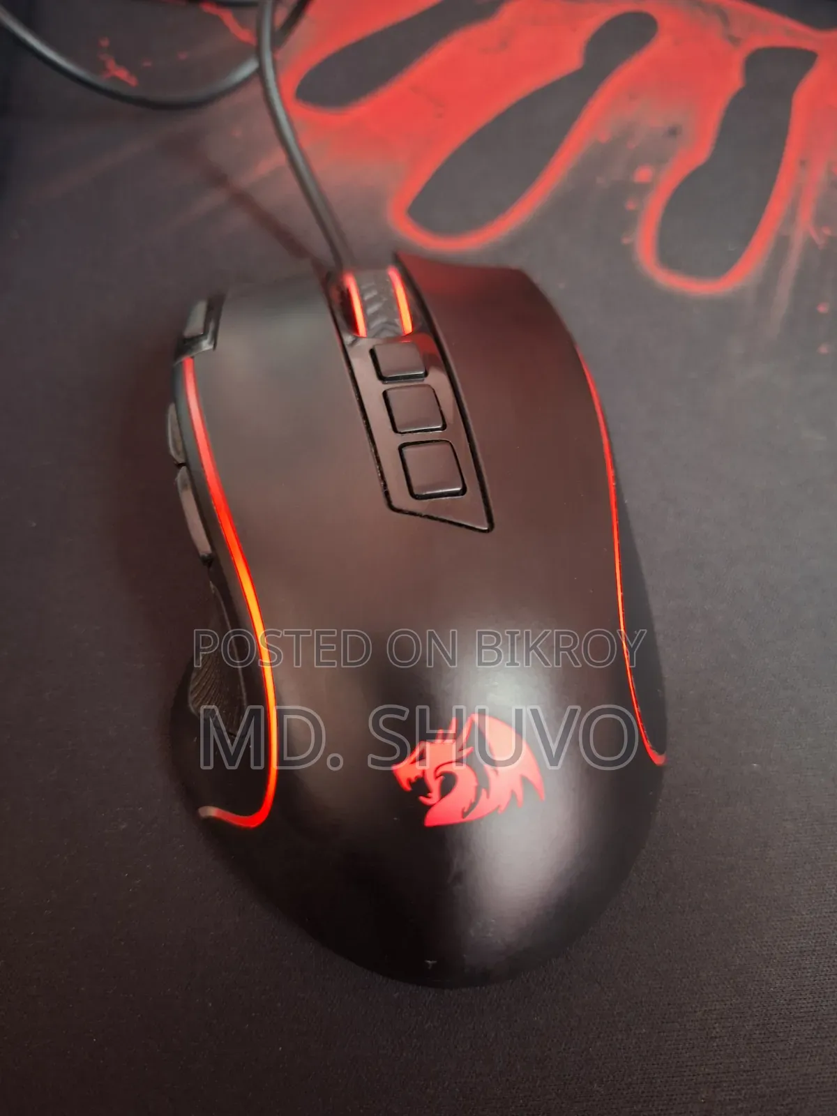 Redragon M612-RGB Predator RGB Backlit Wired Gaming Mouse 8,000dpi