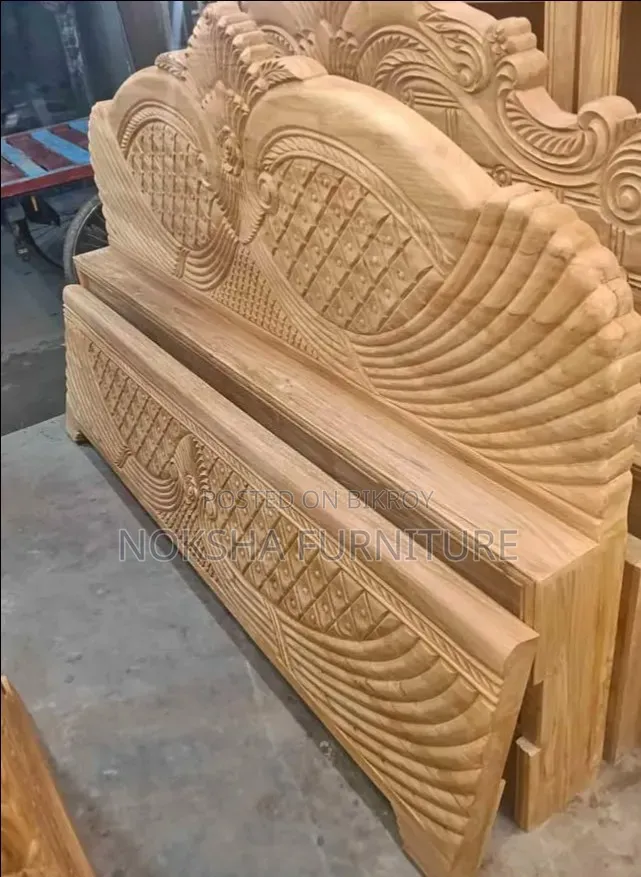 Smart Design Solid Wood Bed for Sale in Eid Offer
