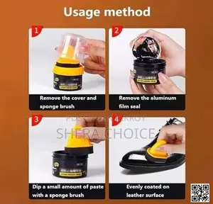 Liquid Shoe Polish With Brush – Instant Shine Leather Care Solution