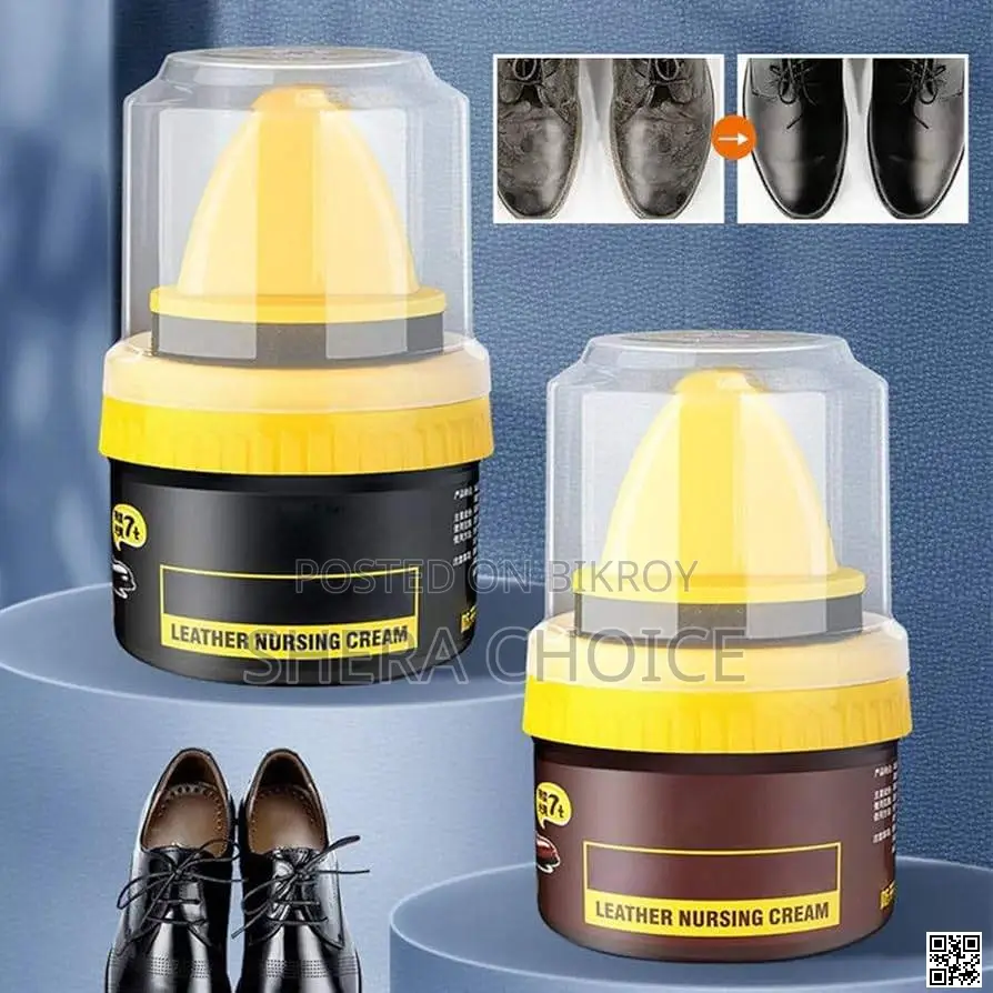 Liquid Shoe Polish With Brush – Instant Shine Leather Care Solution