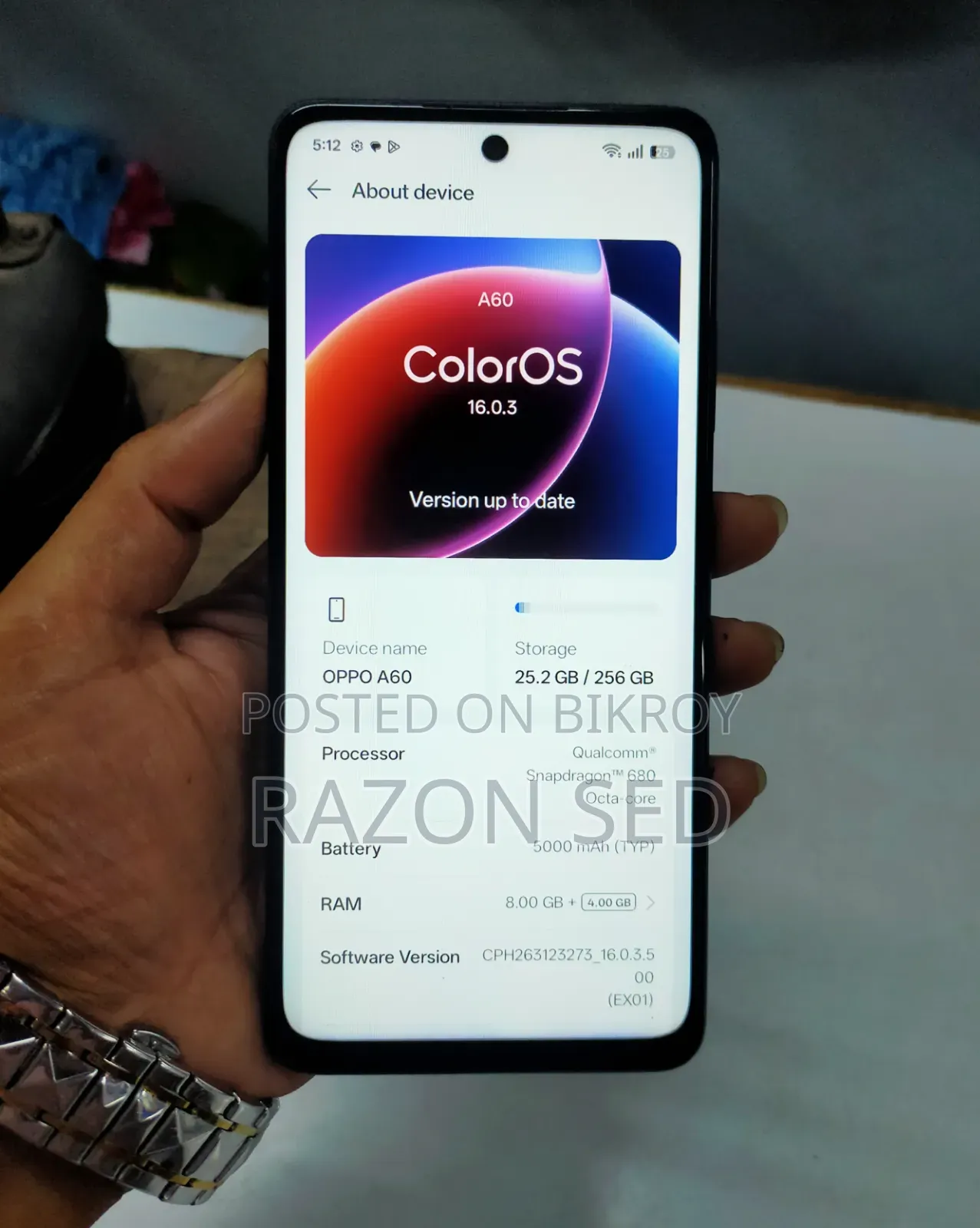 Oppo A60 256 GB Purple
