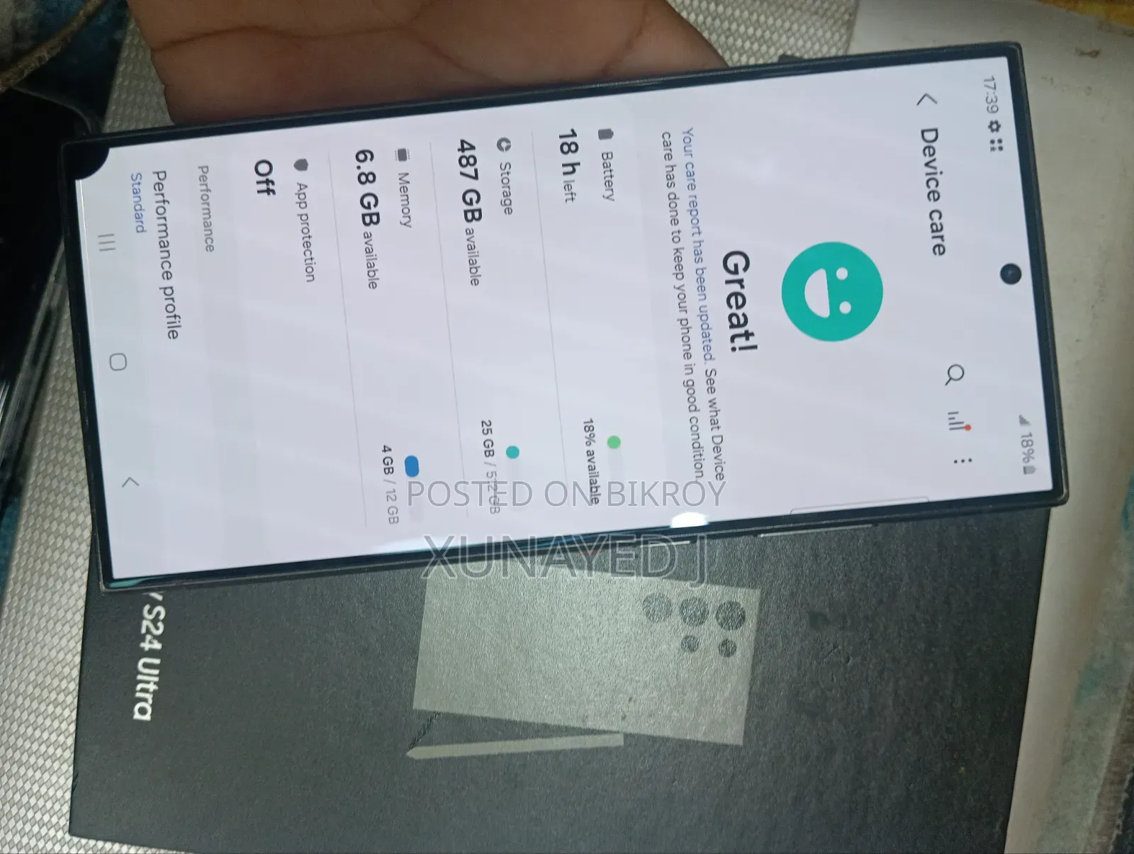 Samsung Galaxy S24 Ultra 512 GB Gold