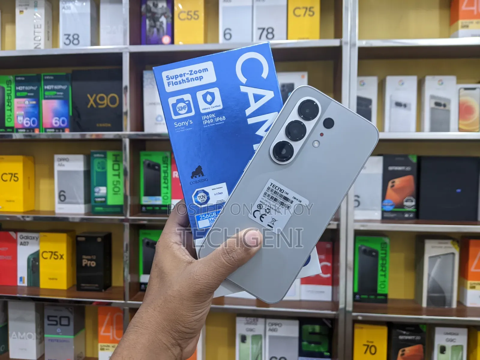 Tecno Camon 50 256 GB Gray