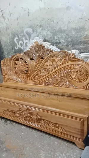 Our premium bed will enhance the beauty of your house, made with 2.5" solid wood