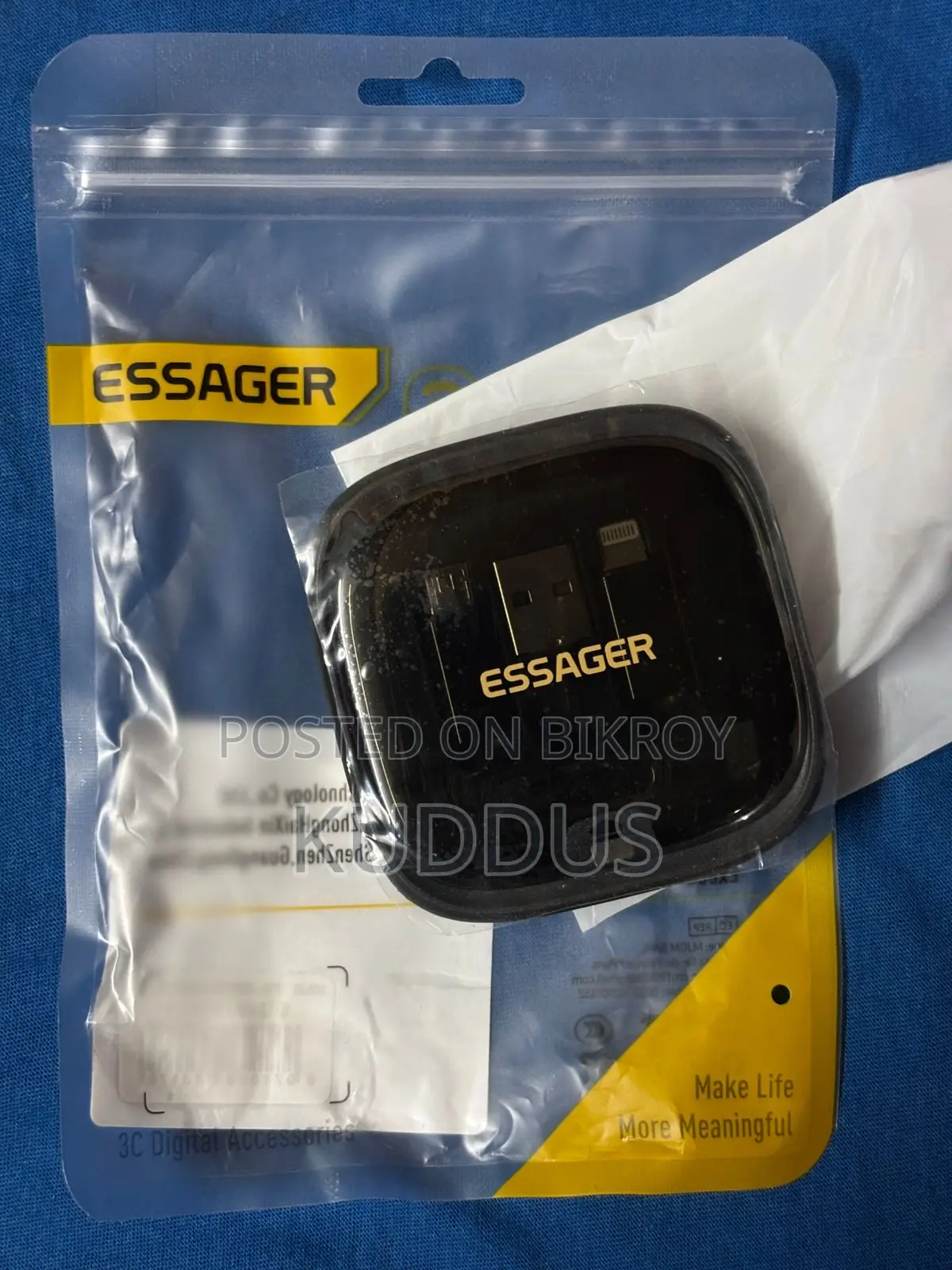 Essager 60w Multi-Function Fast Charging Cable Kit With Storage Box