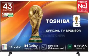 Toshiba 43′′ 43m450rp UHD QLED Smart TV