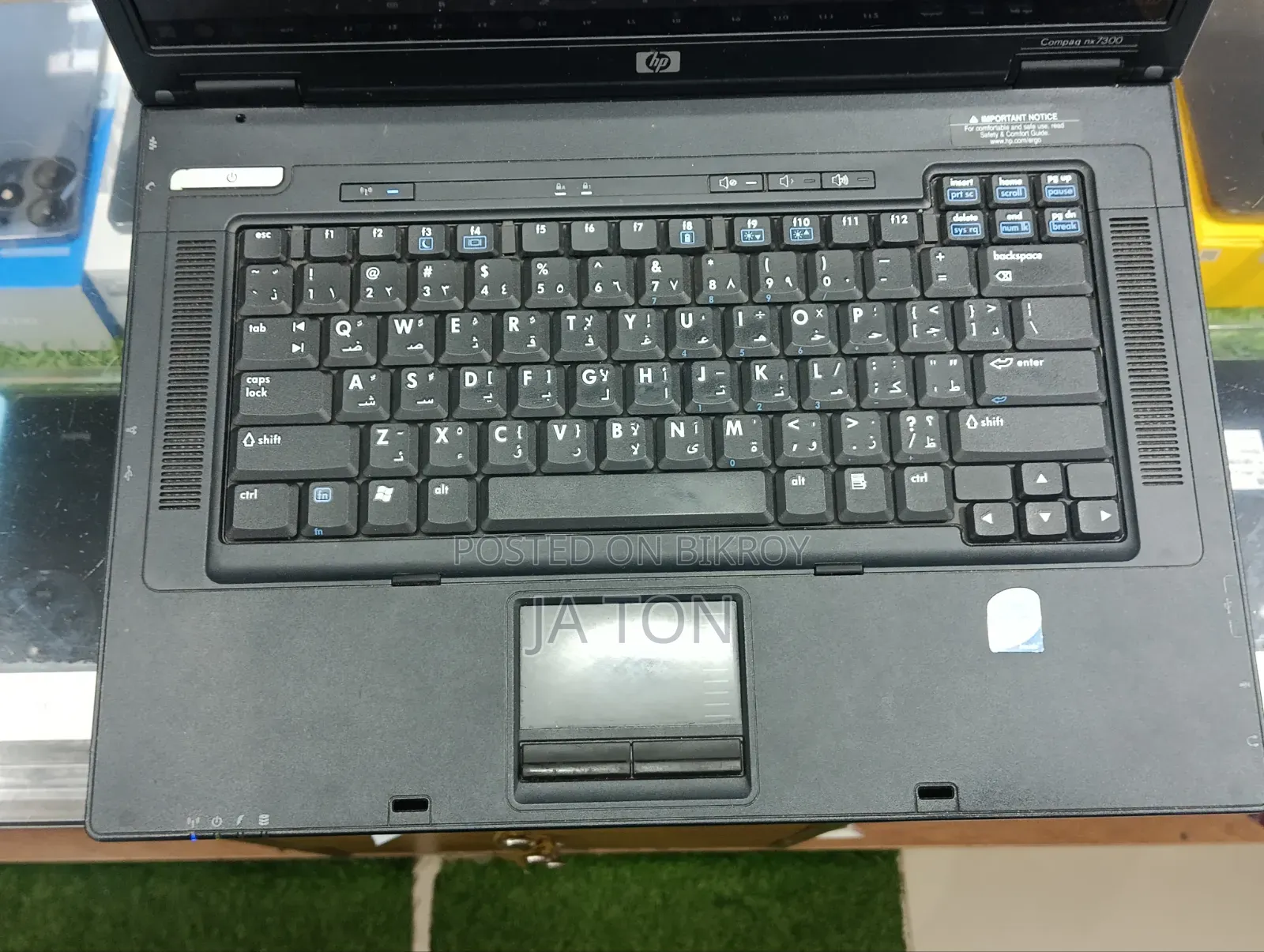 New Laptop HP Compaq NX7300 1.5GB Intel Core 2 Duo HDD+SSD 72GB