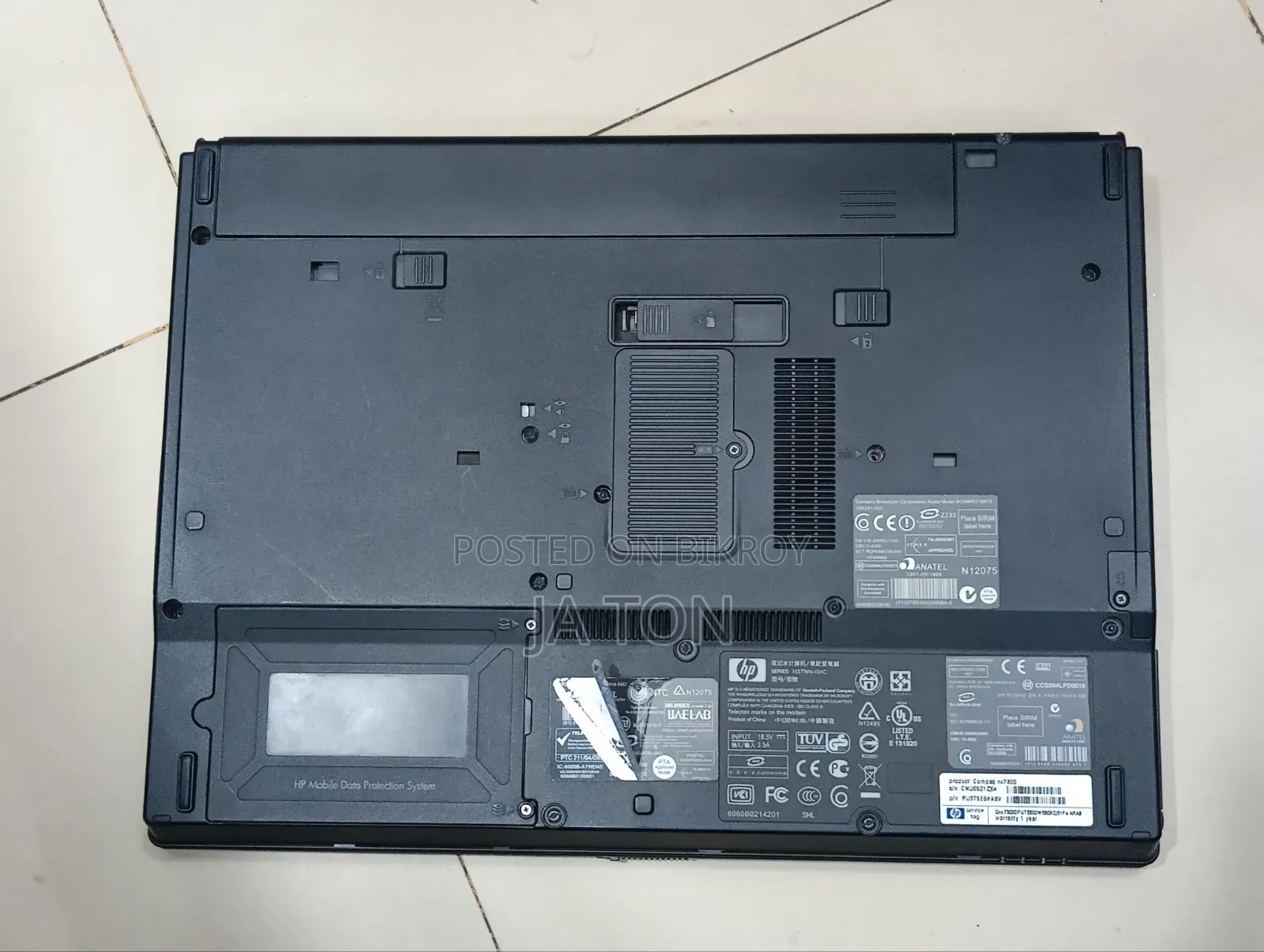 New Laptop HP Compaq NX7300 1.5GB Intel Core 2 Duo HDD+SSD 72GB