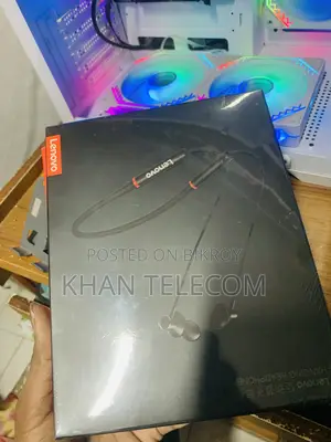 Lenovo He05x Sports Magnetic Wireless Neck Band Earphone - Black