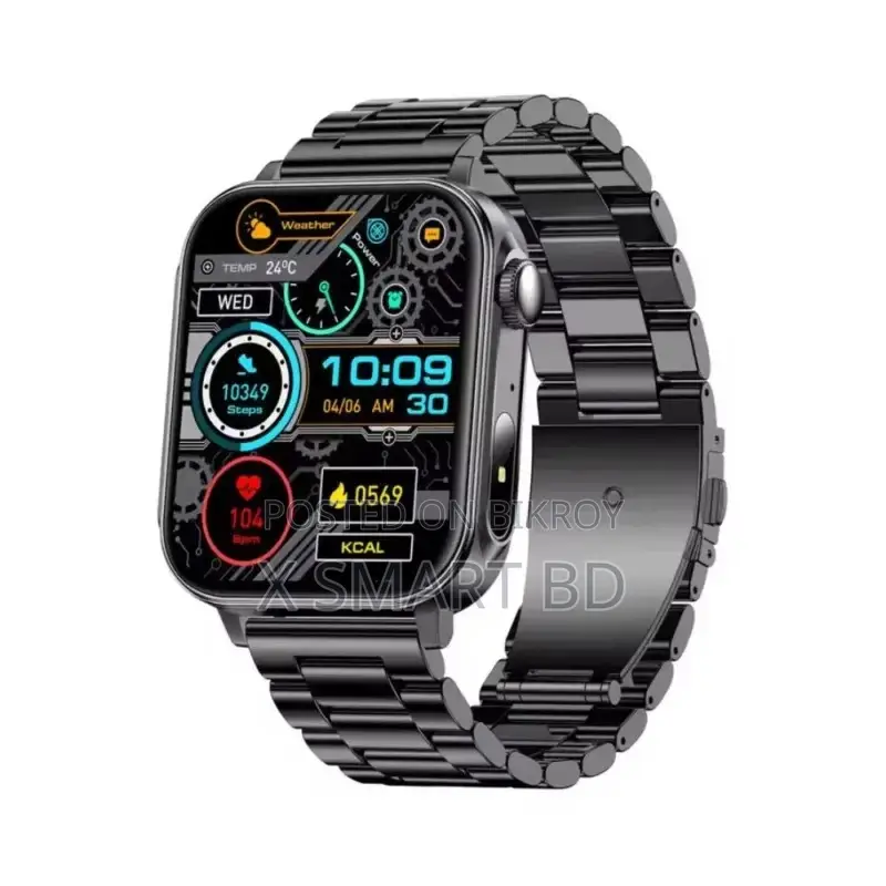 Colmi P80 Bt Calling Smartwatch – Metal Belt