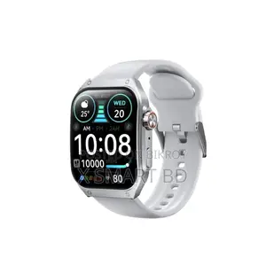 Haylou Watch S8 Bt Calling Smartwatch – Silver/Black