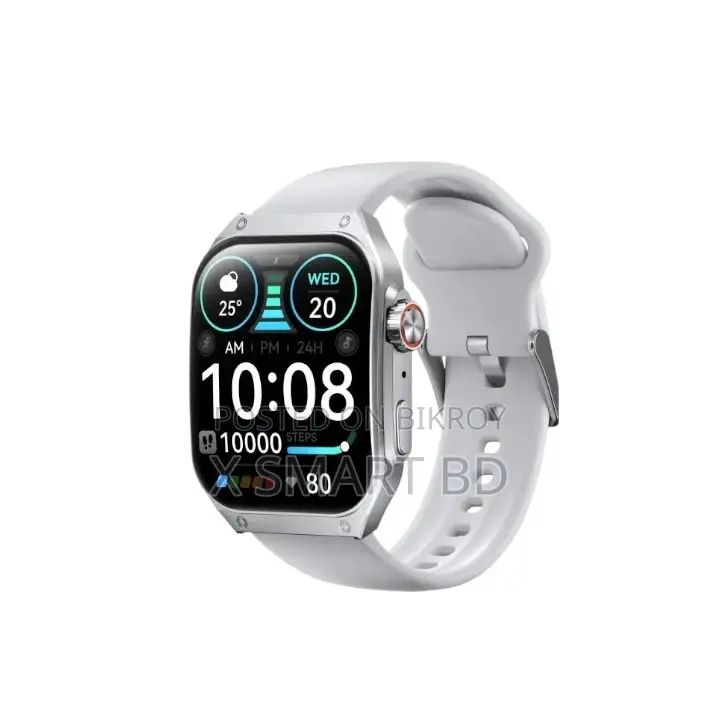 Haylou Watch S8 Bt Calling Smartwatch – Silver/Black