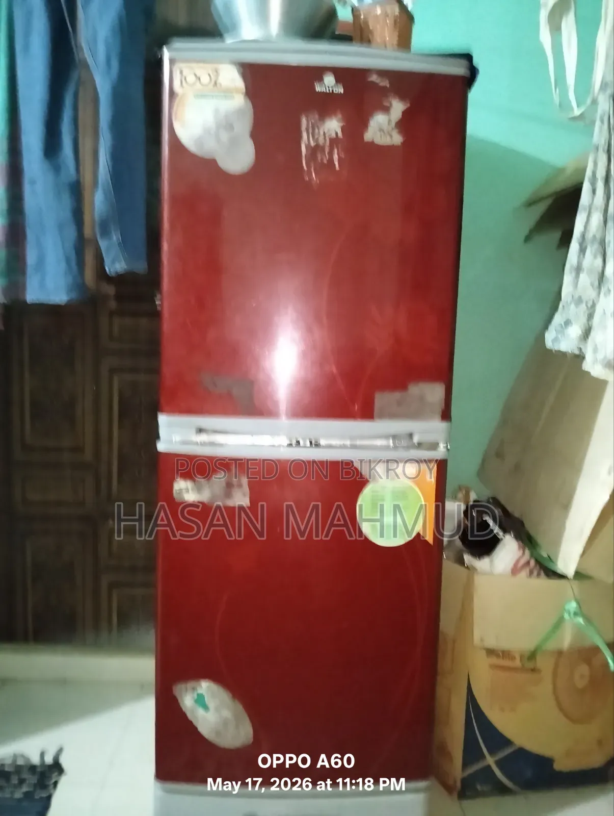 ওয়ালটন ফ্রীজ ১১ সিপটি ২১২ লিটার, খুব ভালো ফ্রীজ