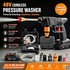 Wireless High Pressure Washer Gun – Car Bike Cleaning Made Easy!