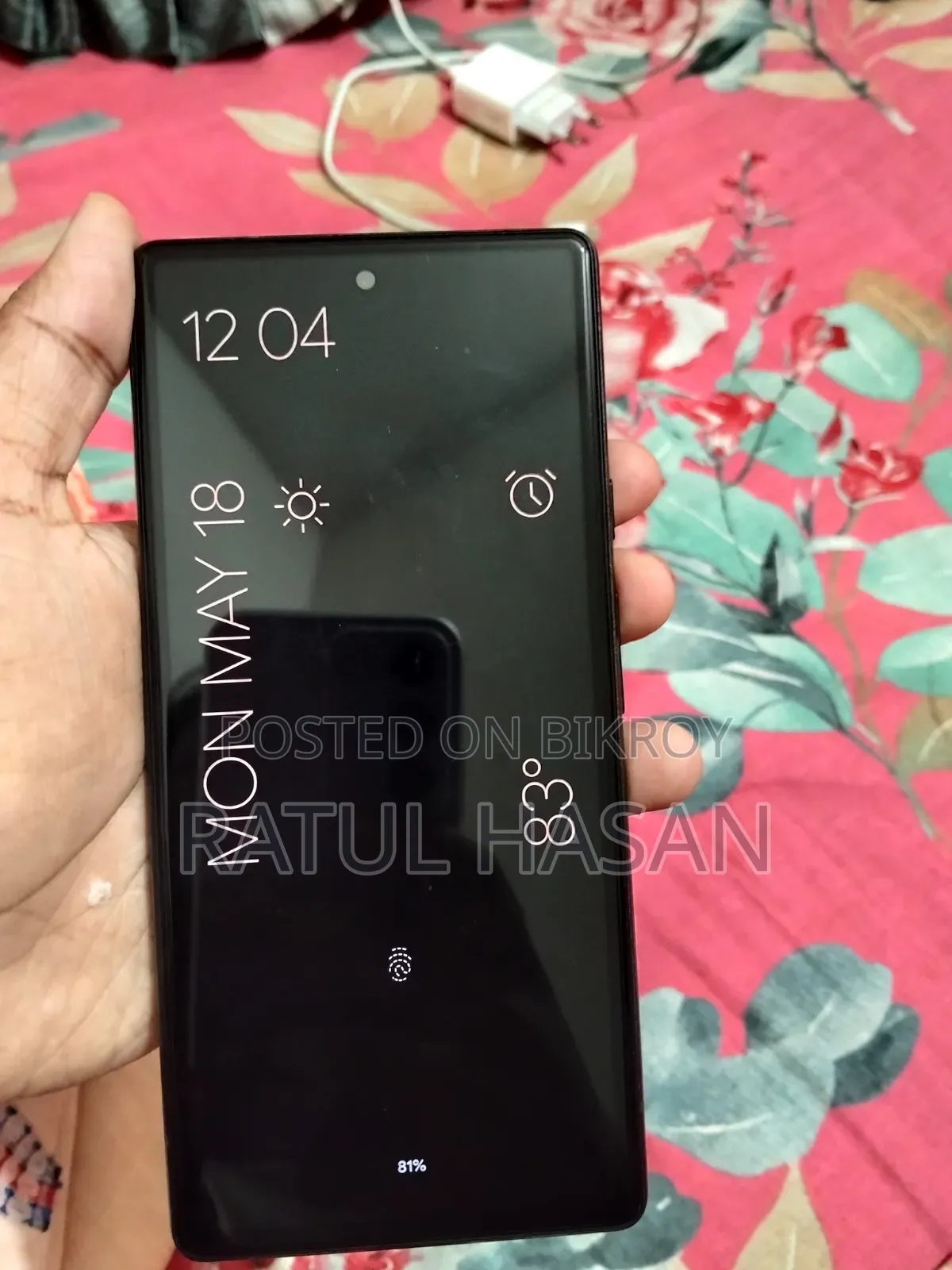গুগল পিক্সেল ৬ ১২৮ জিবি ব্ল্যাক