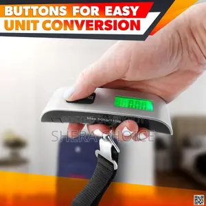 Smart Digital Hanging Scale – Portable 50kg LCD Luggage Scale