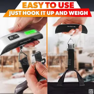 Smart Digital Hanging Scale – Portable 50kg LCD Luggage Scale
