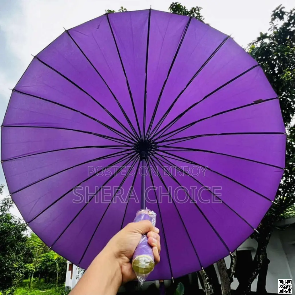 24 Ribs Premium Golf Umbrella – Oversized Long Handle Strong Umbrella