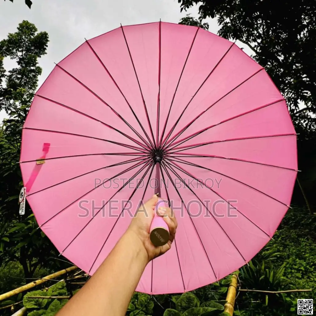 24 Ribs Premium Golf Umbrella – Oversized Long Handle Strong Umbrella