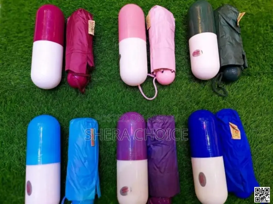 Moon Brand Folding Capsule Umbrella – Portable Pocket-size Protection