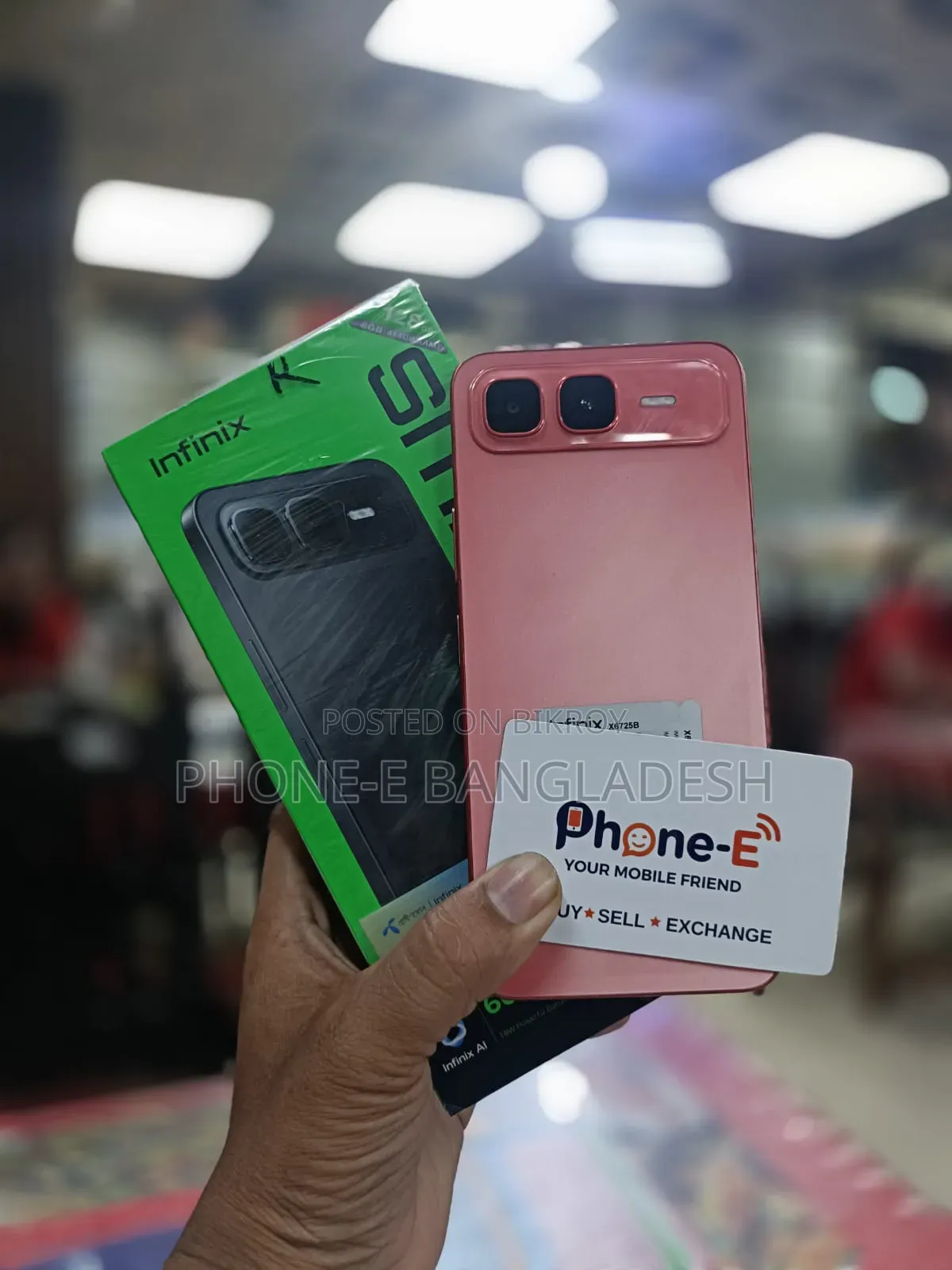 Infinix Smart 10 Plus 128 GB Rose Gold