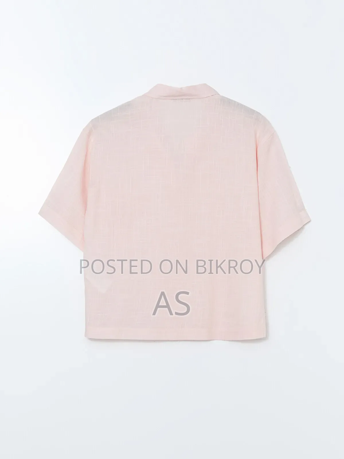 LCW Vision Linen-Look Crop Women's Shirt