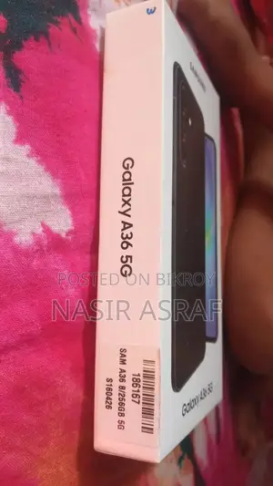 নতুন স্যামসাং গ্যালাক্সি এ৩৬ ১২৮ জিবি ব্ল্যাক