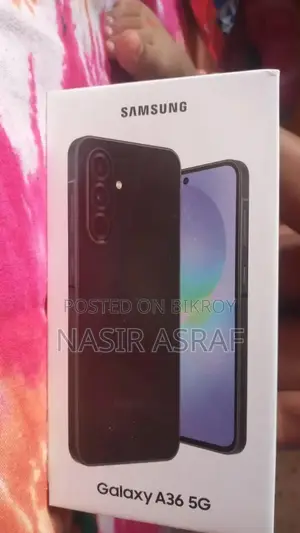 নতুন স্যামসাং গ্যালাক্সি এ৩৬ ১২৮ জিবি ব্ল্যাক
