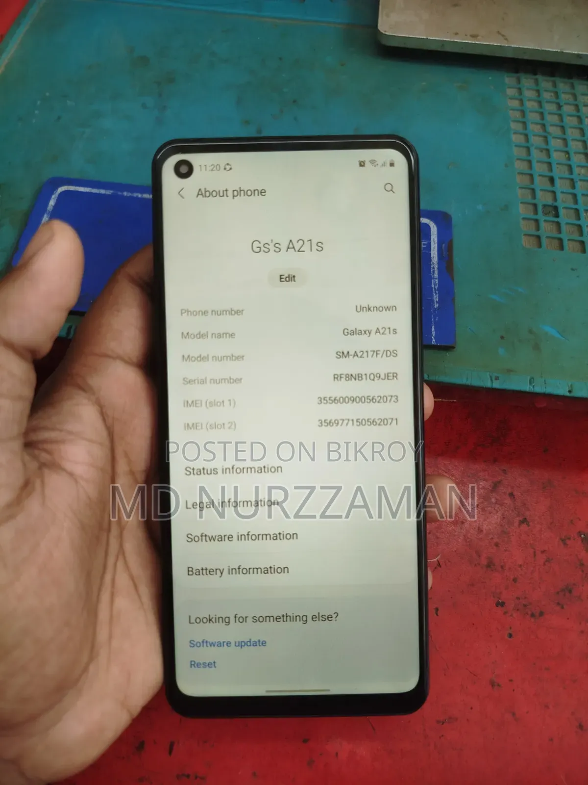 Samsung Galaxy A21s 64 GB Blue