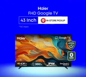 Haier 43 Inch FHD Google Tv - H43k85ffx With Official Warranty