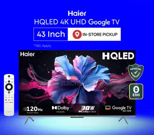 Haier H43p7ux 43'' Hqled Dolby Atmos Google Tv