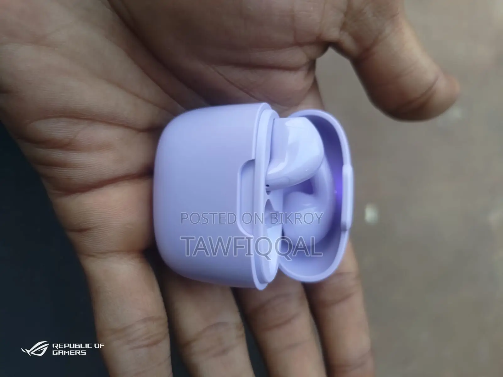 High Quality Wireless Airpods With Type-C Cable - Lavender Purple