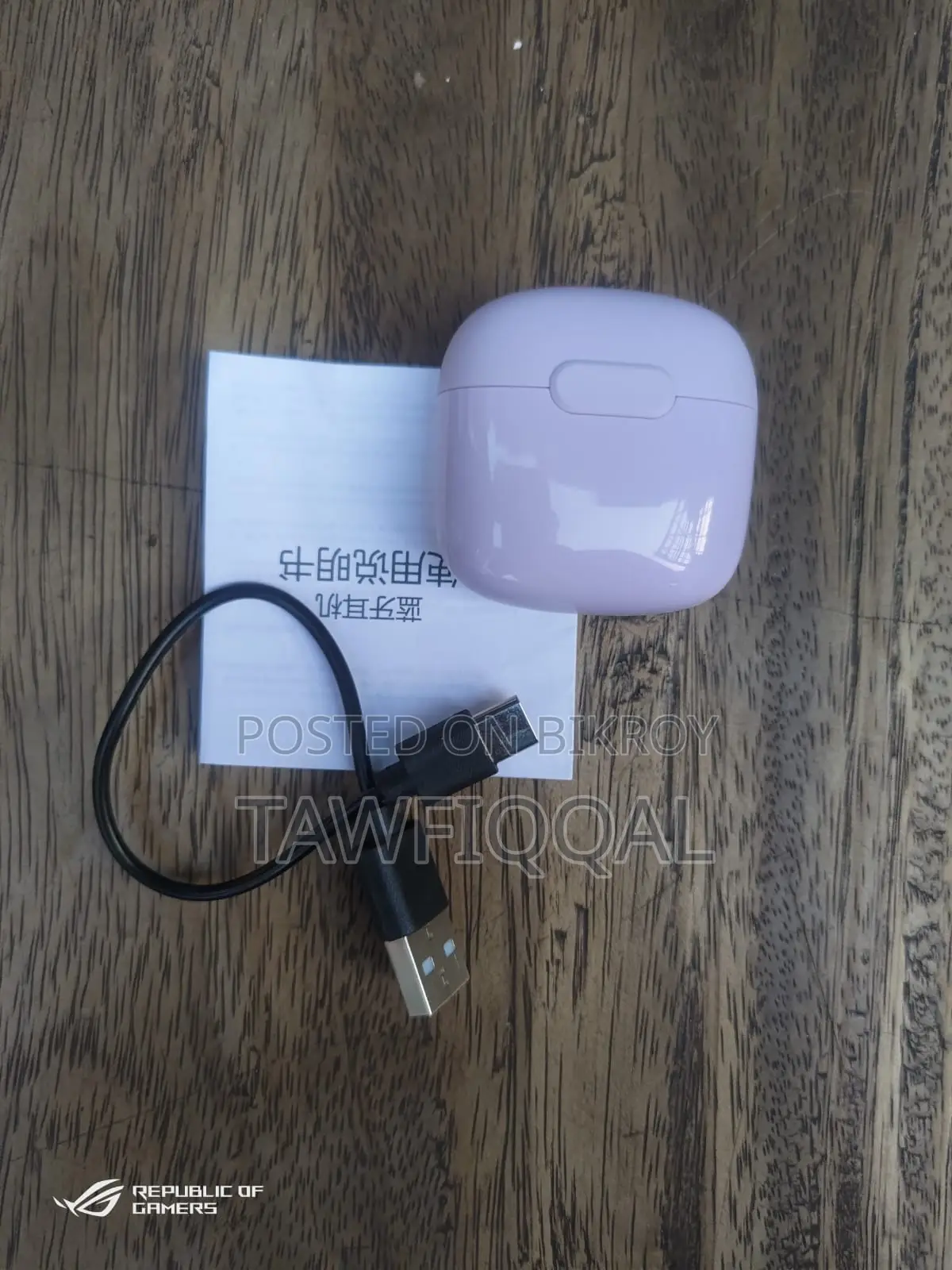 High Quality Wireless Airpods With Type-C Cable - Lavender Purple