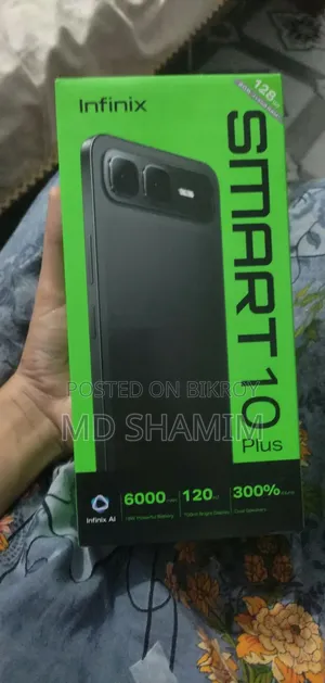 Infinix Smart 10 Plus 128 GB Silver
