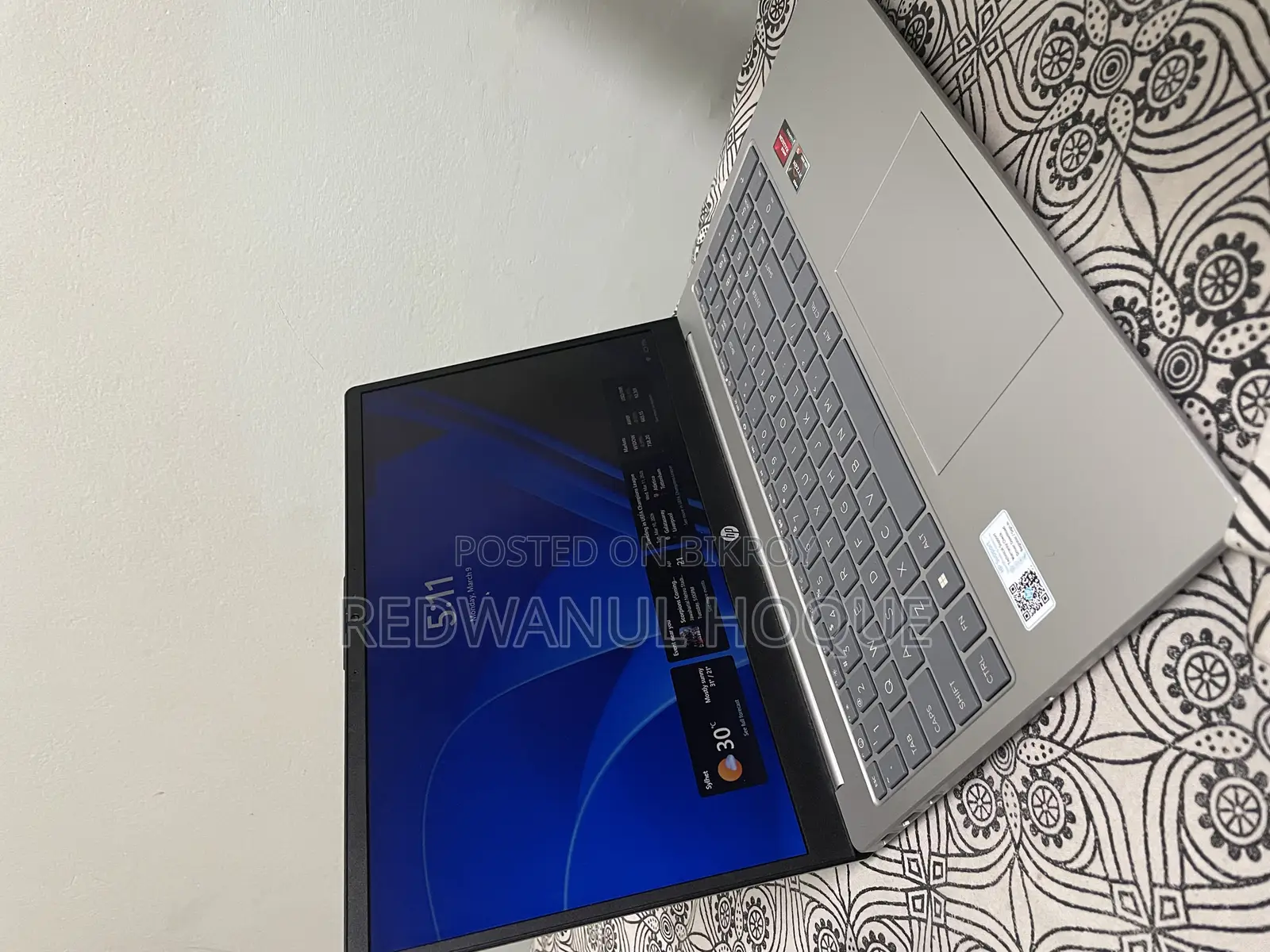 Laptop HP 15 8GB AMD Ryzen 5 SSD 512GB