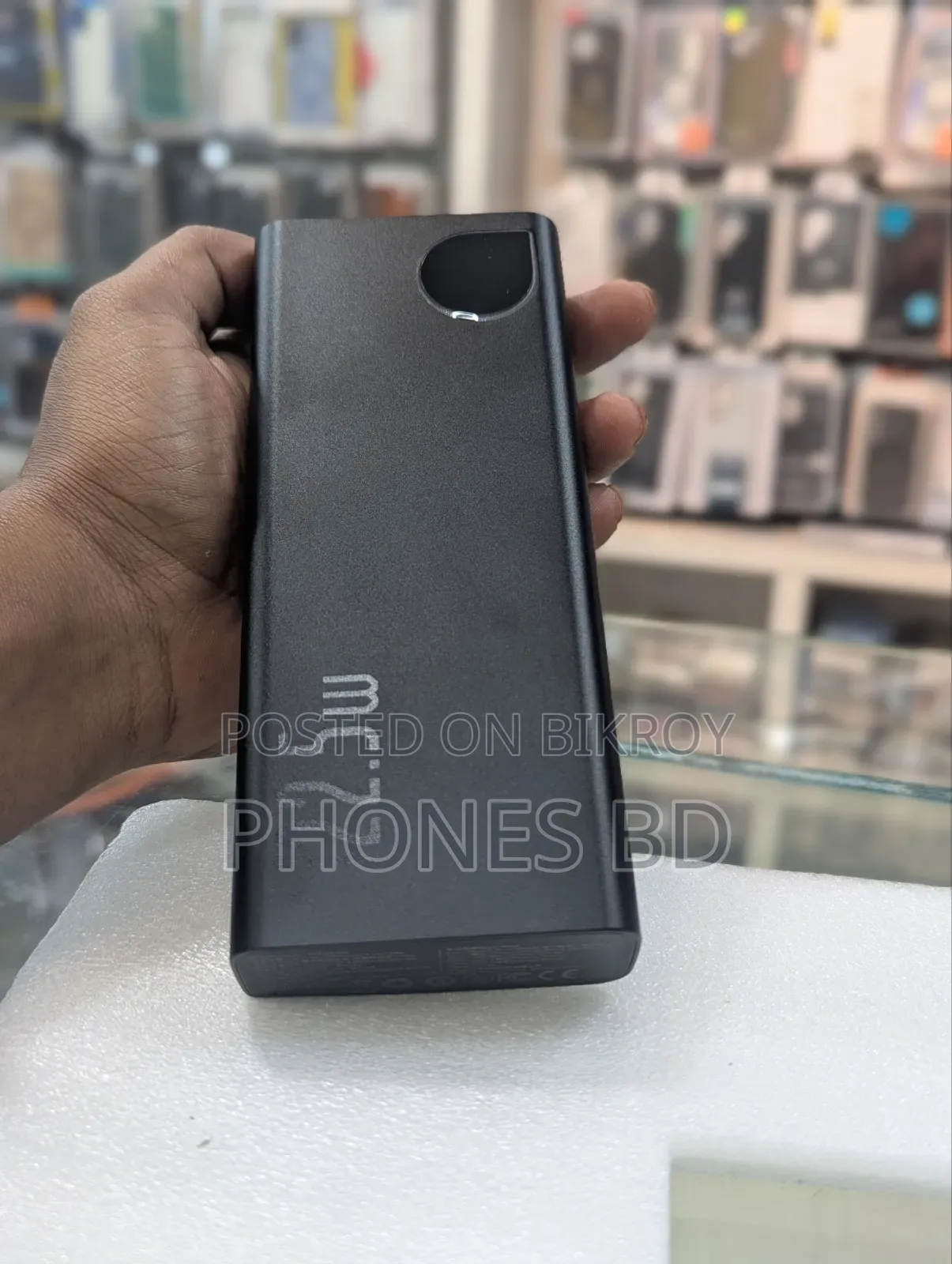 Baseus 20000mah Adaman Metal Fast Charging Power Bank Black (22.5w)