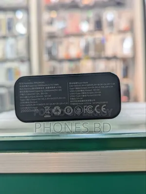 Baseus 20000mah Adaman Metal Fast Charging Power Bank Black (22.5w)