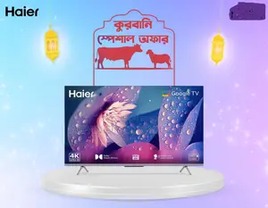 Haier 32" Bezel Less Hd Google Tv (H32k85fx) Warranty 4 Year
