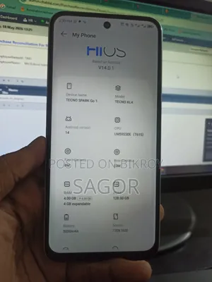 New Tecno Spark Go 64 GB White