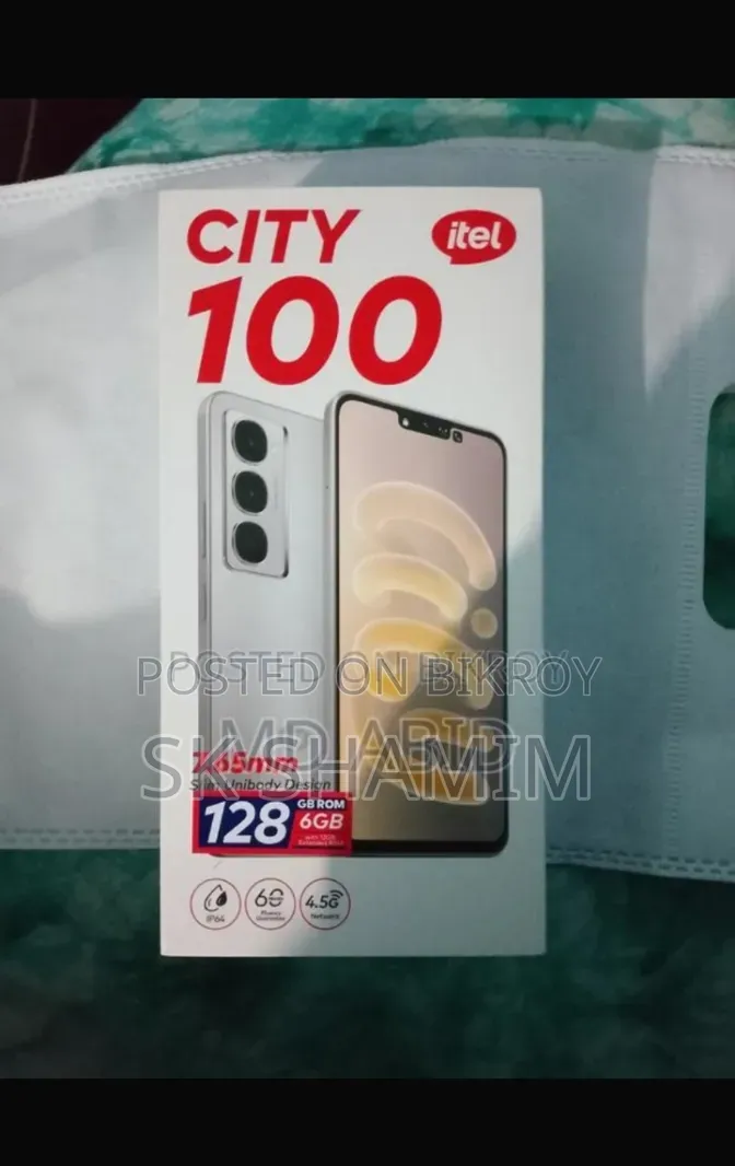 Itel City 100 128 GB Black