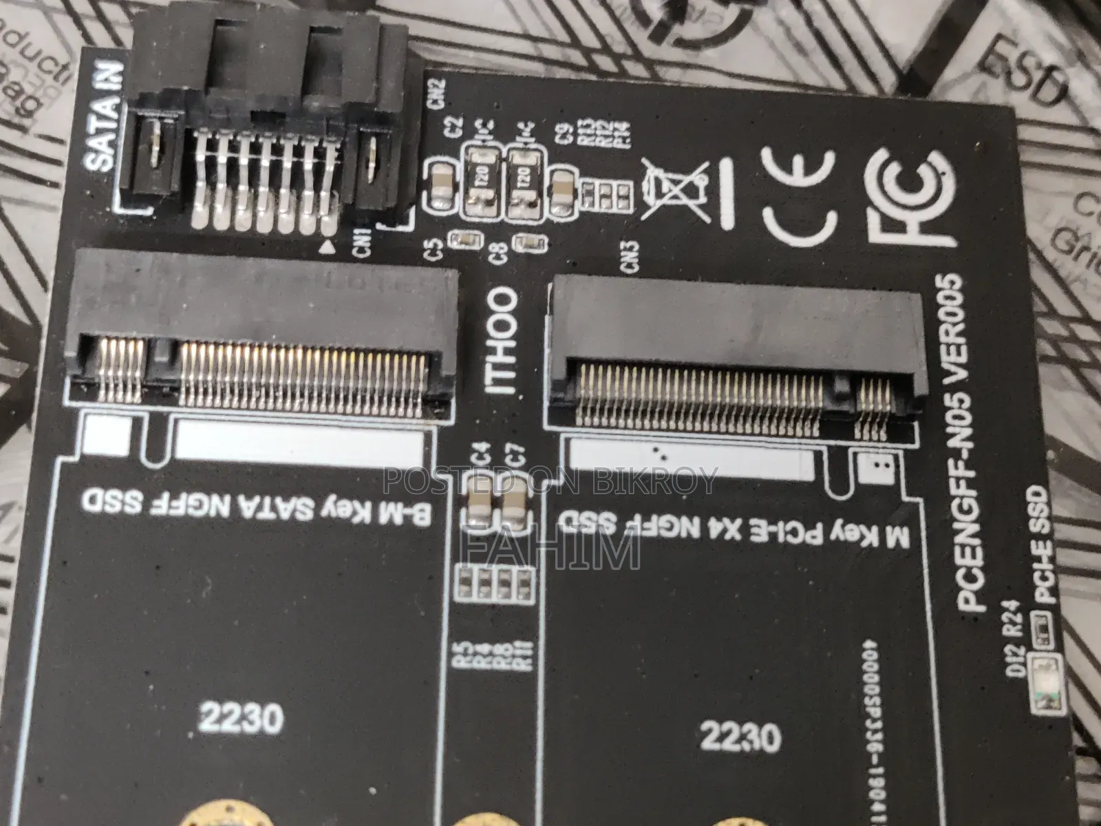 Adapter B-m Key Sata M Key Pci-e
