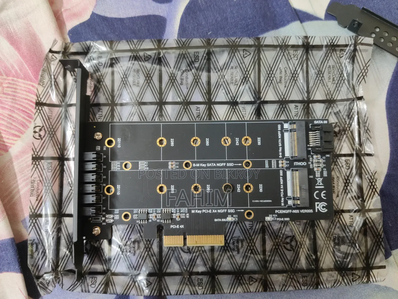 Adapter B-m Key Sata M Key Pci-e